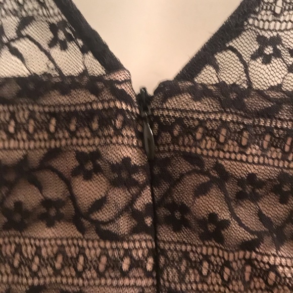 (6) Betsey Johnson NWT Floral Black Lace Dress - Picture 5 of 8